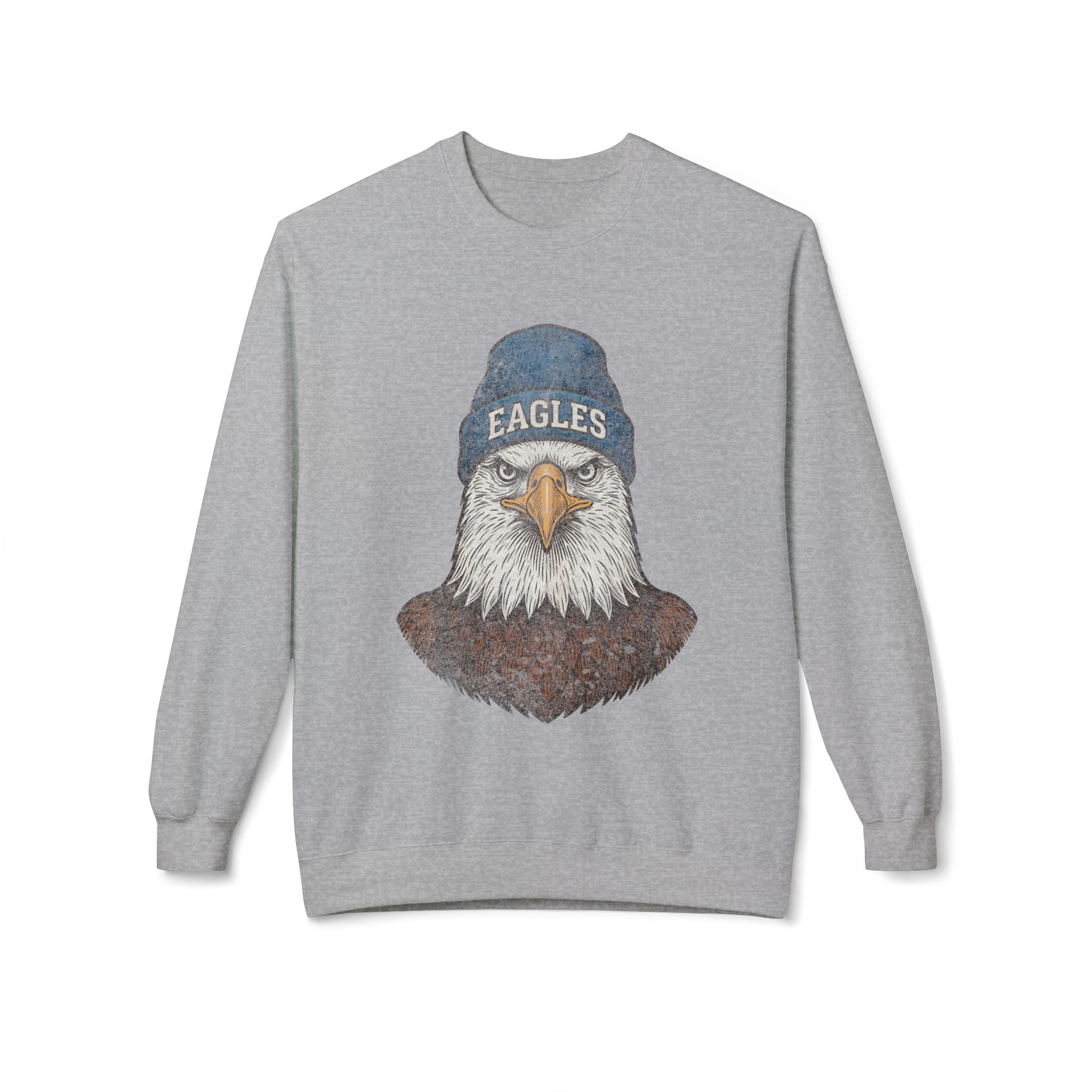 Eagles Beanie Eagle Crewneck Sweatshirt