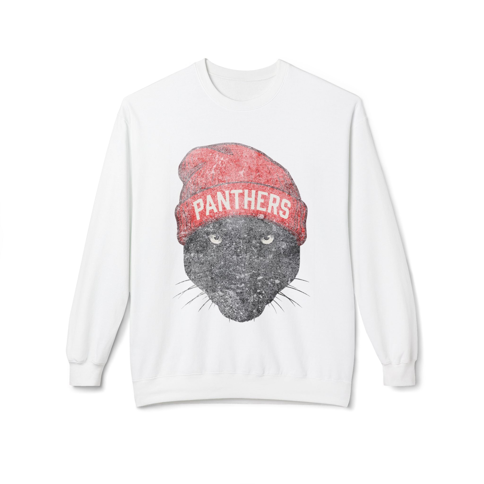 Panther Red Beanie Crewneck Sweatshirt
