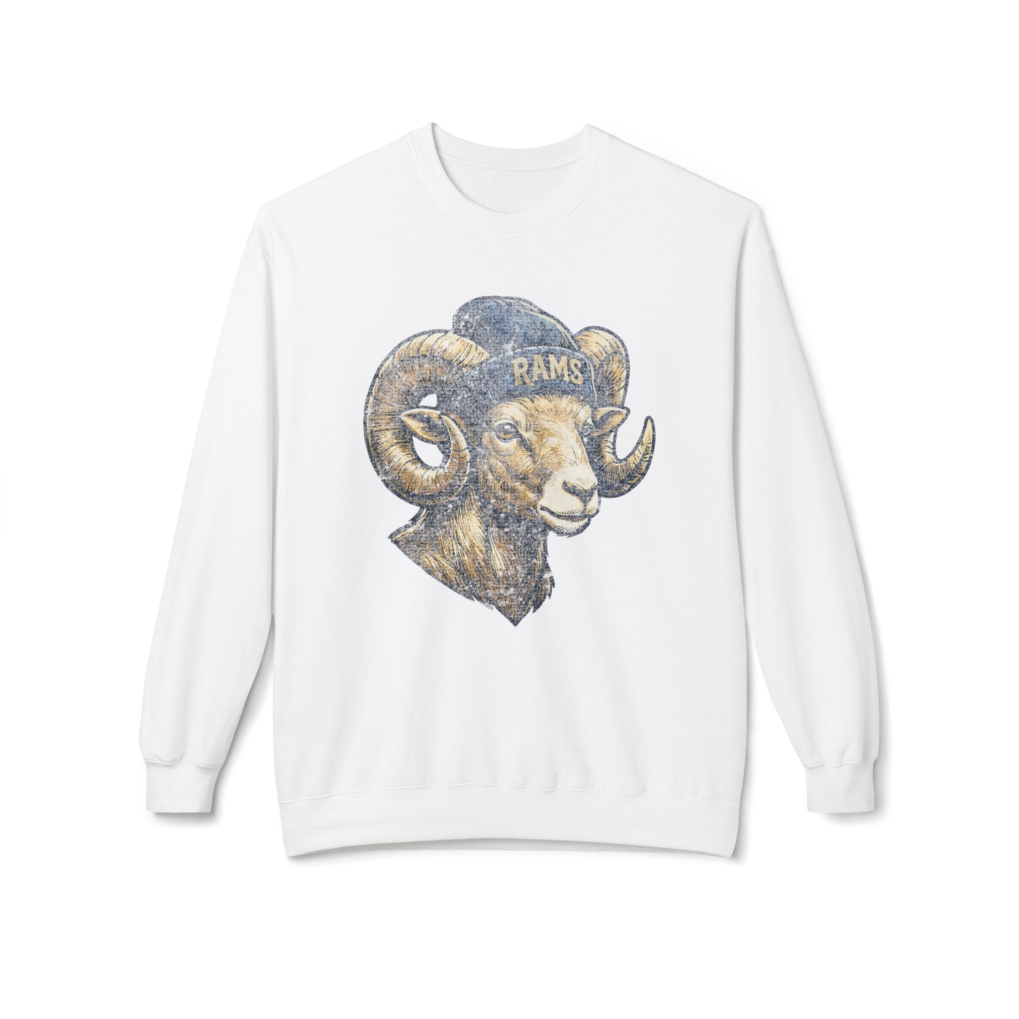 Rams Blue Beanie Crewneck Sweatshirt