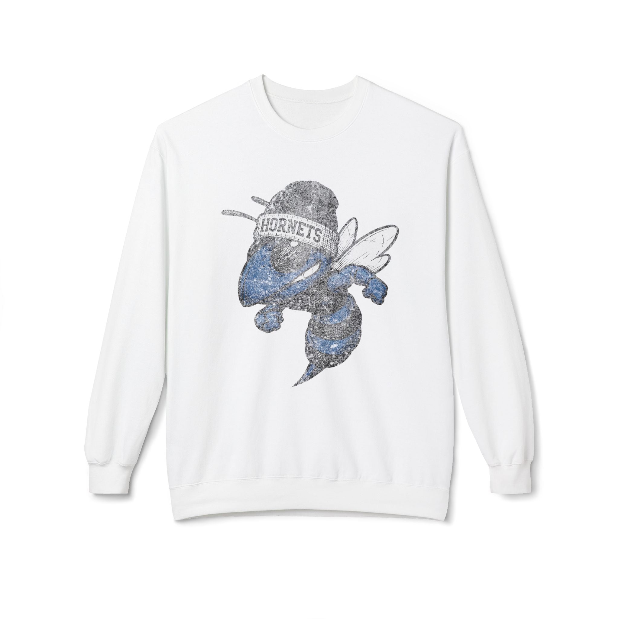 Blue Hornets Beanie Mascot Crewneck Sweatshirt